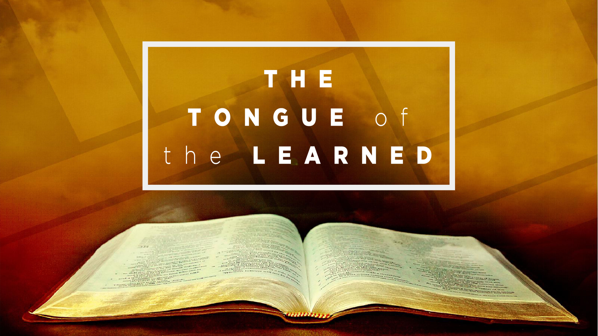 01-22-2020 The Tongue of the Learned - Pastor Roy episode artwork