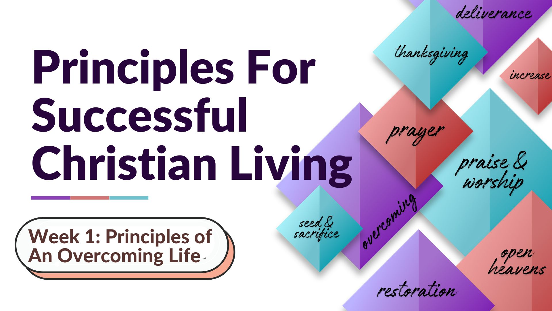 06-23-2024 Principles For Successful Christian Living episode artwork