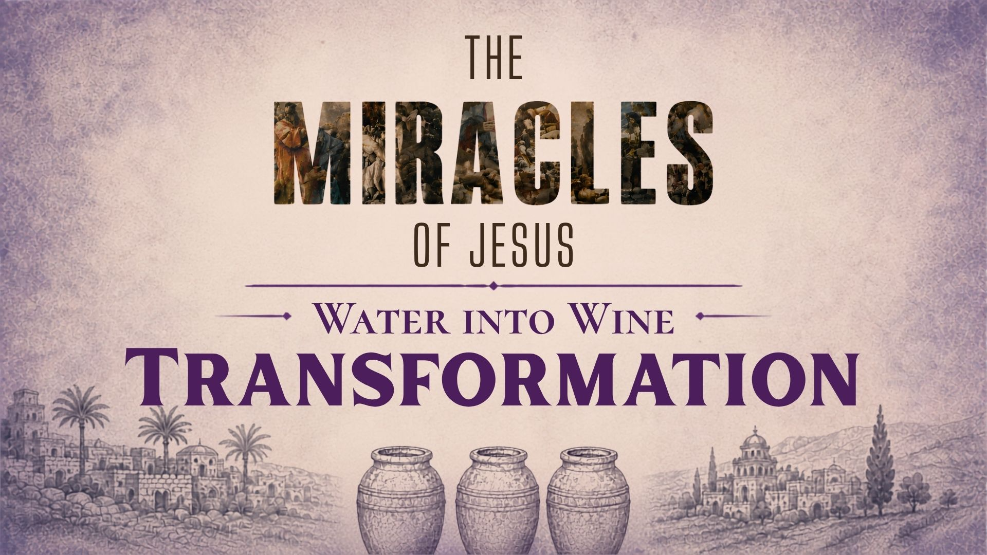 The Miracles of Jesus- Water to Wine episode artwork