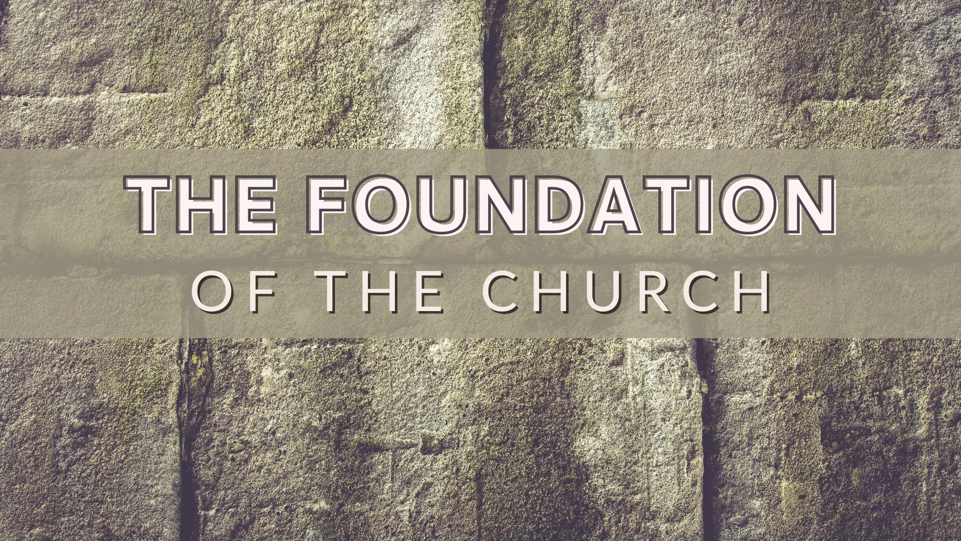 03-13-2024 The Foundation of the Church - pt 3 episode artwork