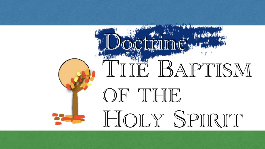 on the Baptism of the Holy Spirit episode artwork