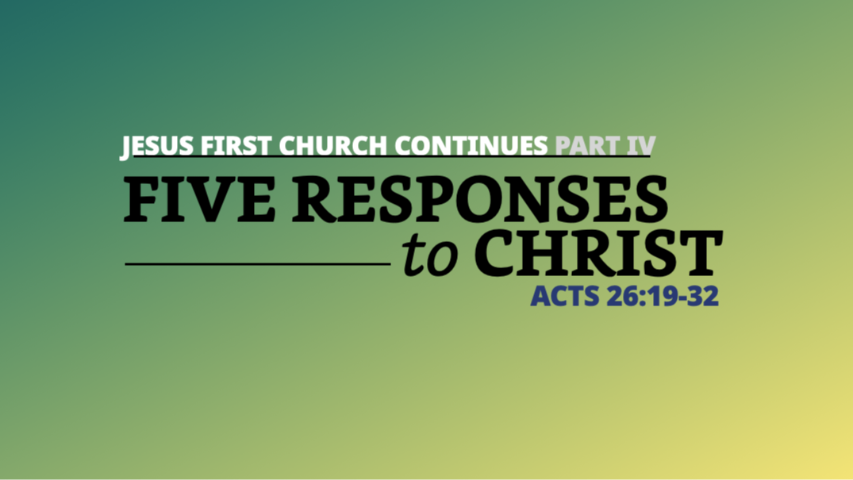 Five Responses to Christ - Audio episode artwork