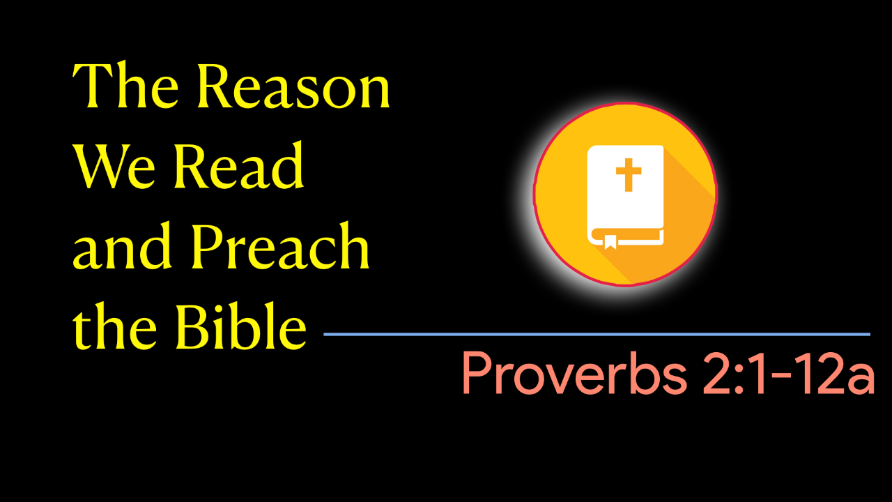 The Reason We Read and Preach the Bible - Audio episode artwork