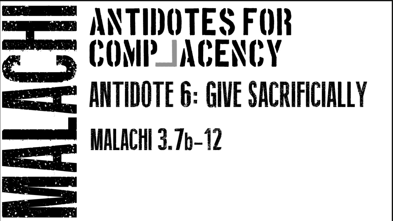 Antidote 6: Give Sacrificially episode artwork