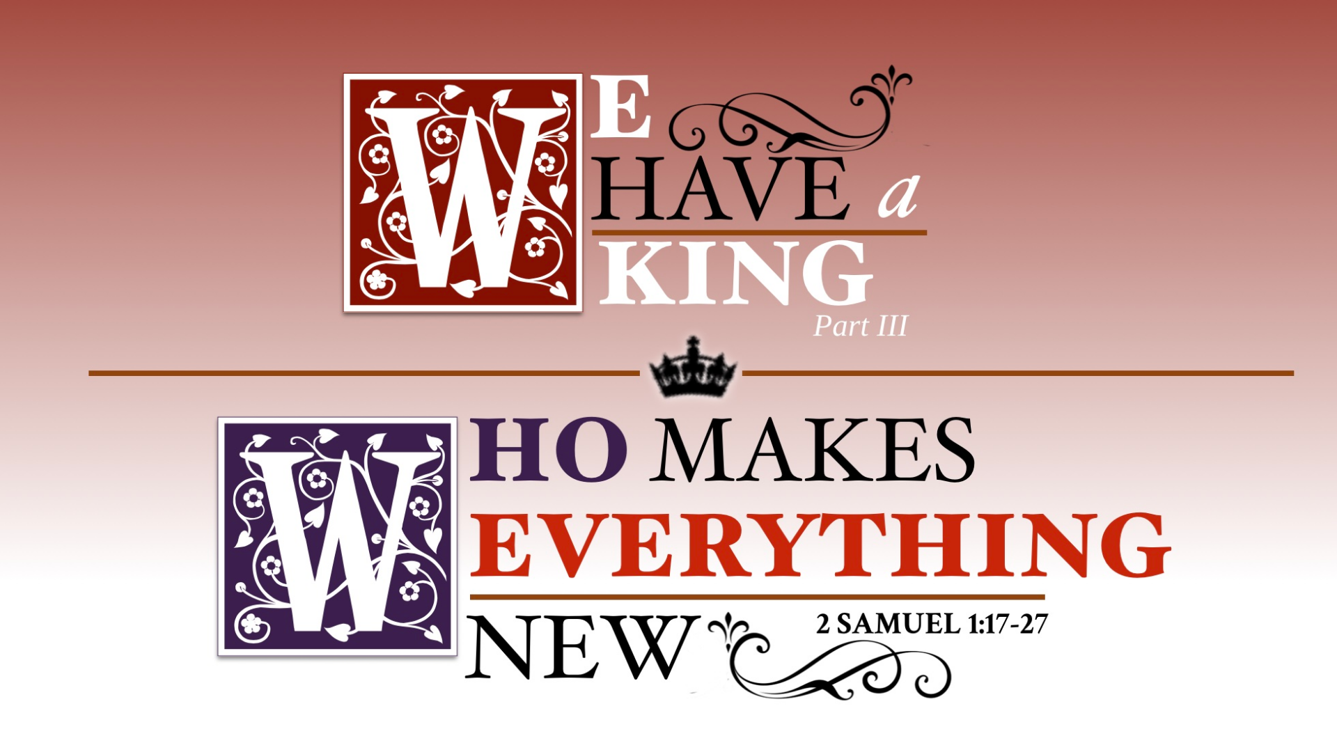 Who Makes Everything New - Audio episode artwork