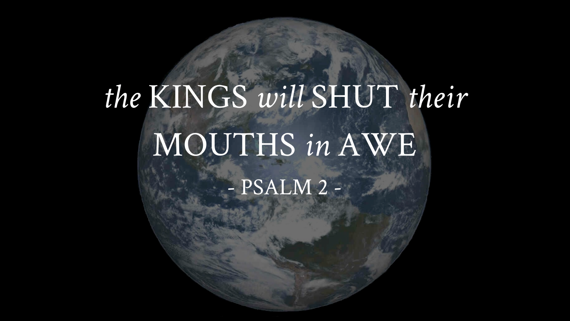 The Kings Will Shut Their Mouths in Awe episode artwork