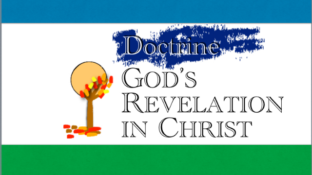 Doctrine: God's Revelation in Christ episode artwork