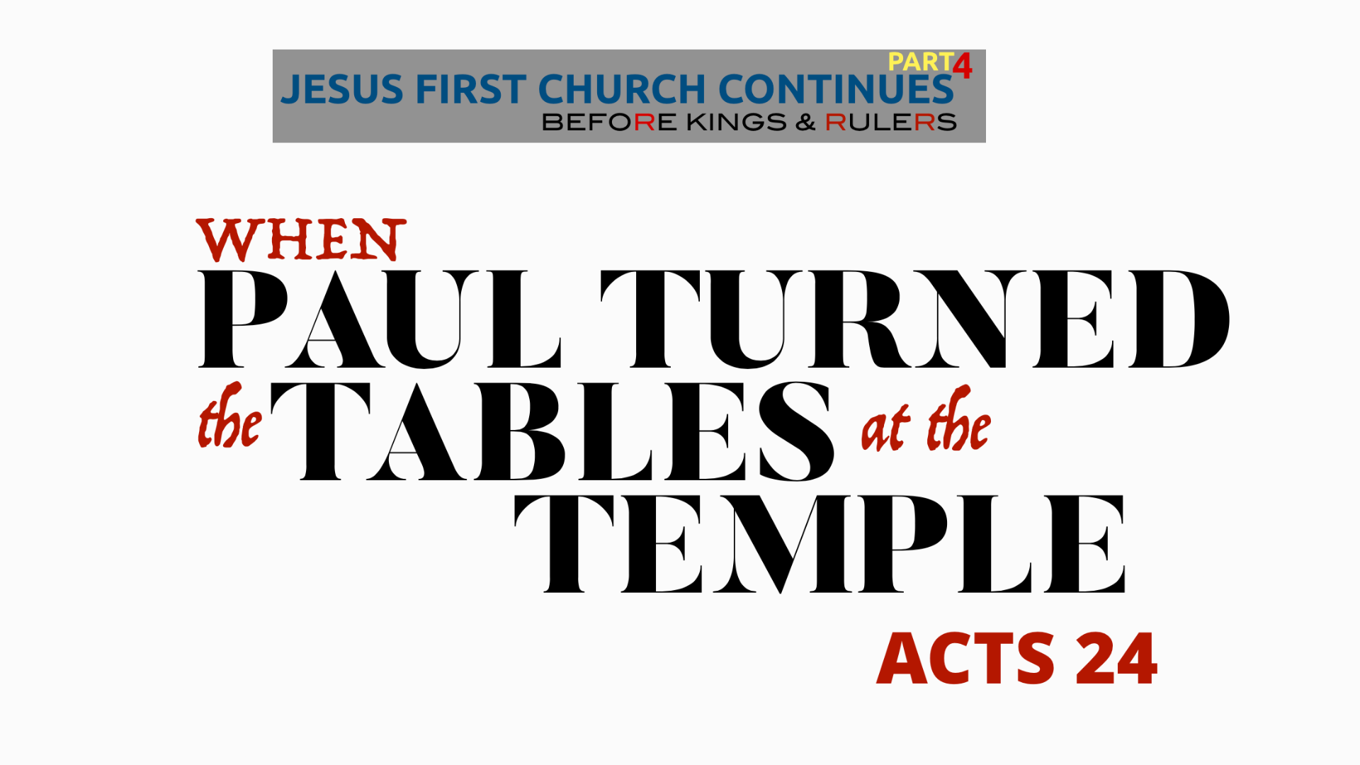 When Paul Turned the Tables at the Temple - Audio episode artwork