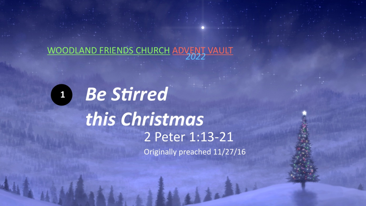 2022 Advent Vault 1: Be Stirred this Christmas - Audio episode artwork