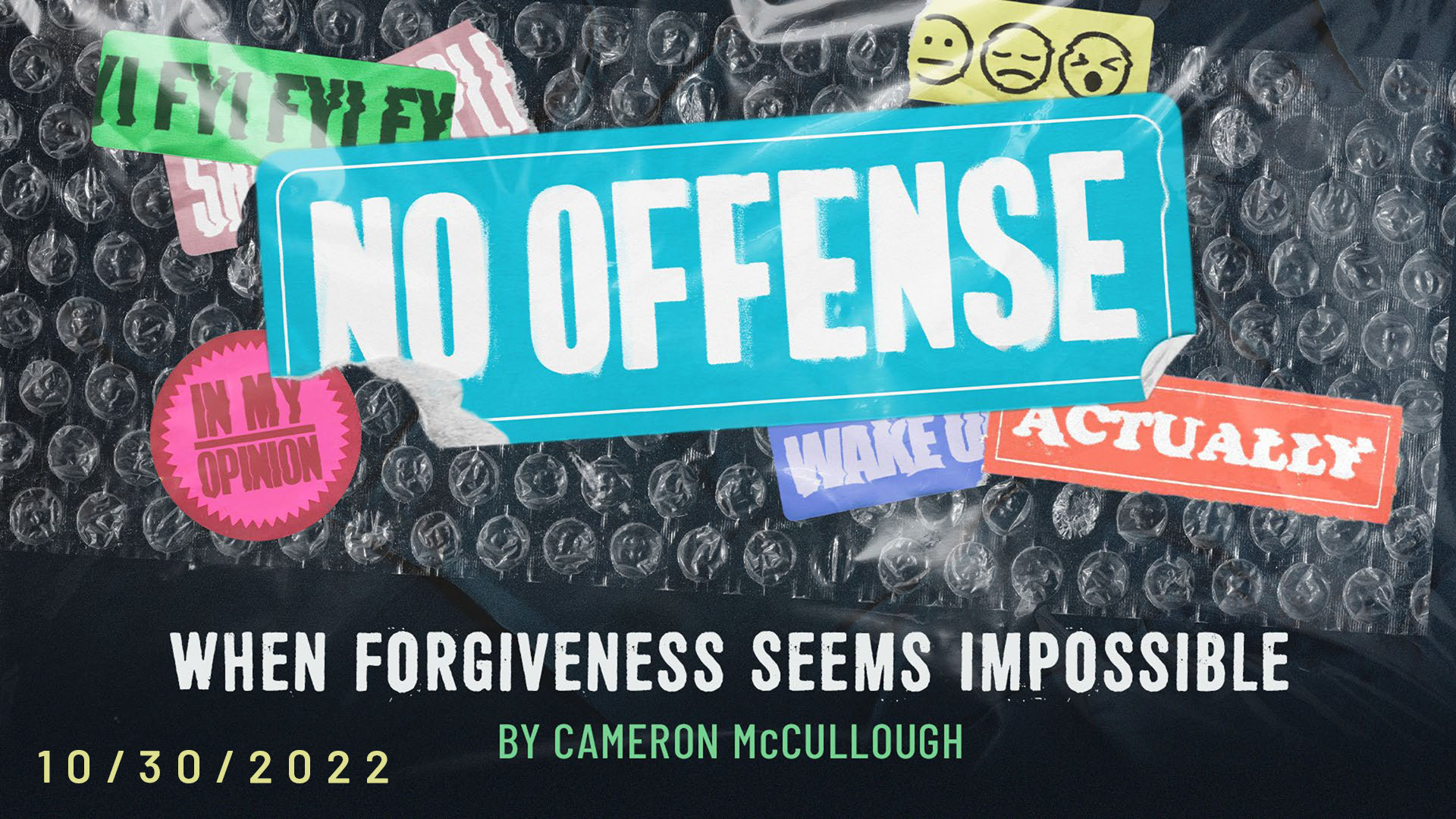 When Forgiveness Seems Impossible