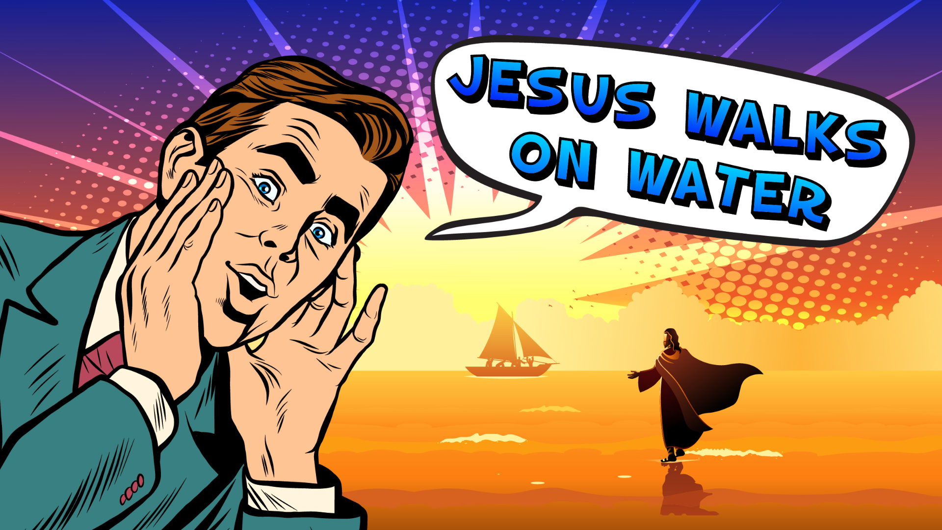 Jesus Walks on Water episode artwork