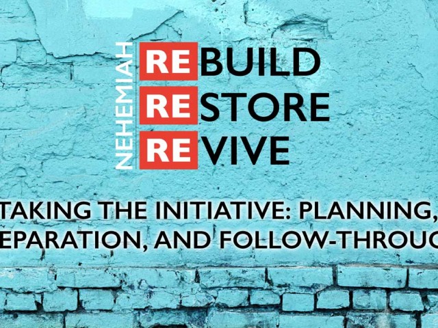 Taking the Initiative:  Planning, Preparation and Follow Through episode artwork