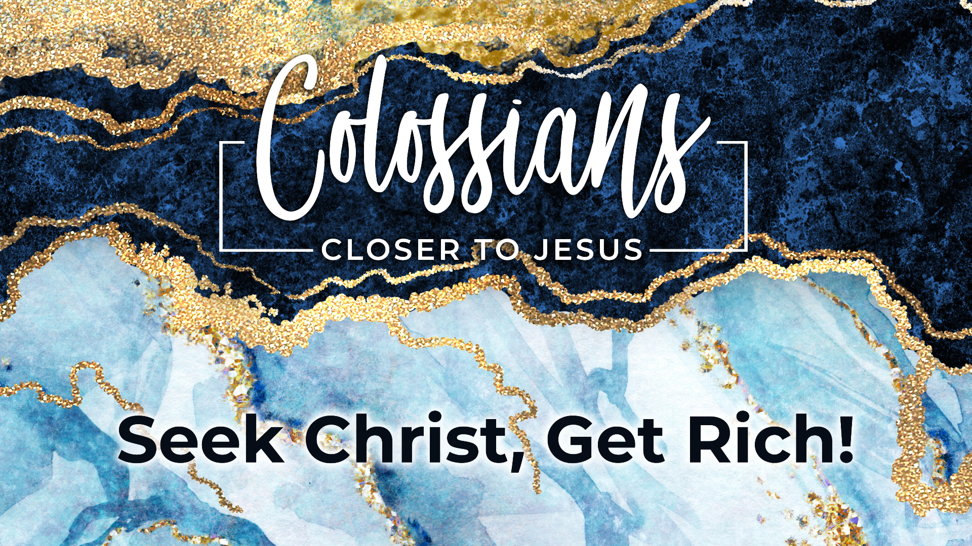 Seek Christ, Get Rich! episode artwork