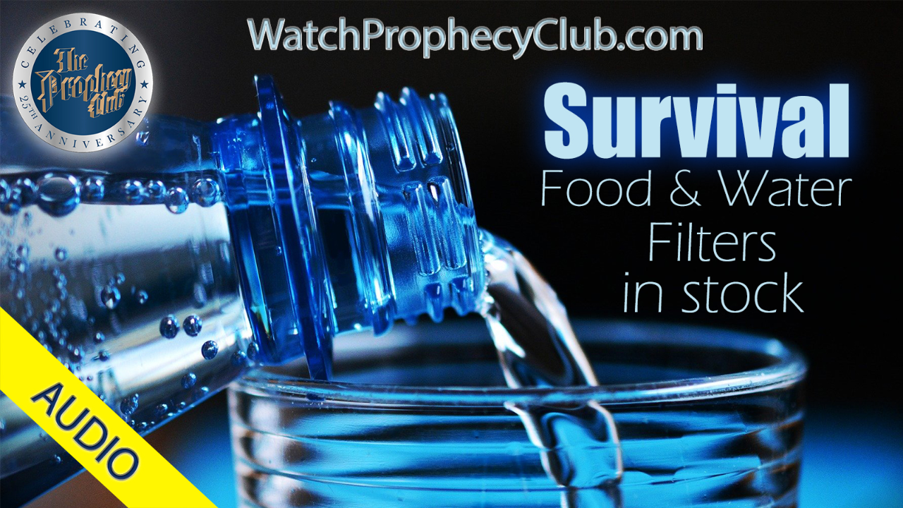 Survival Food & Water Filters In Stock  Stan 3-13-2020