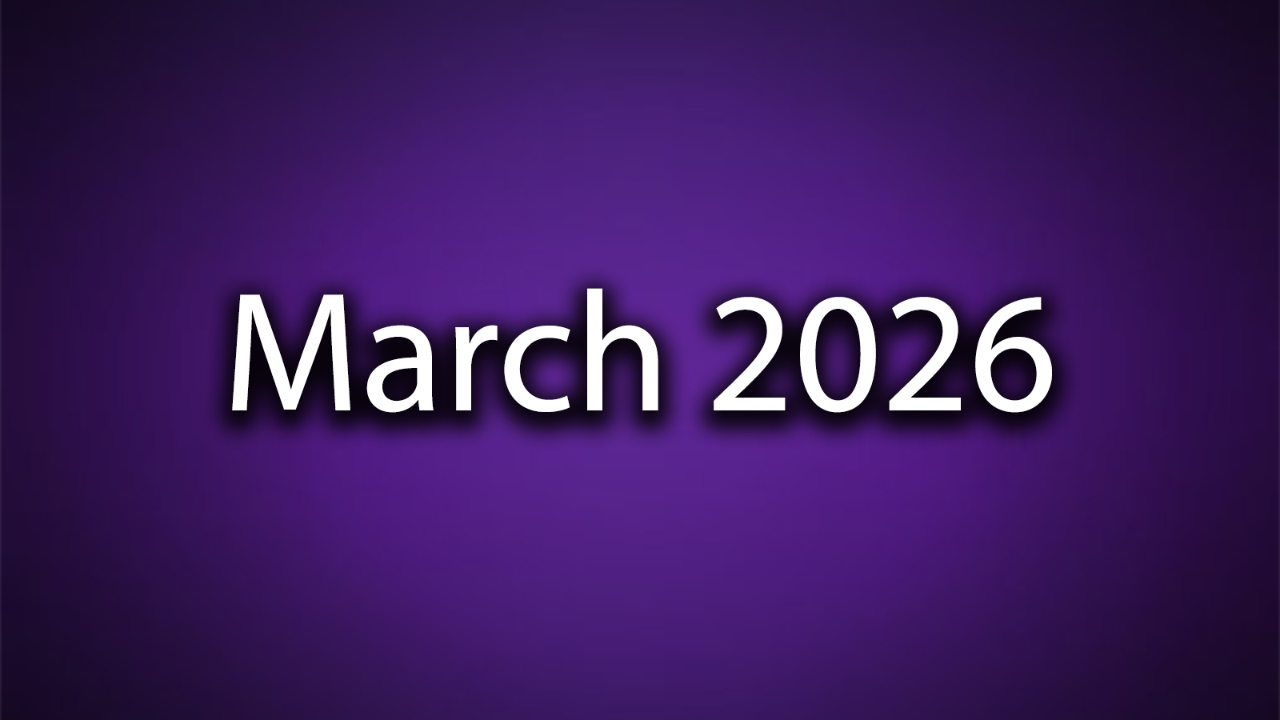 March 2026