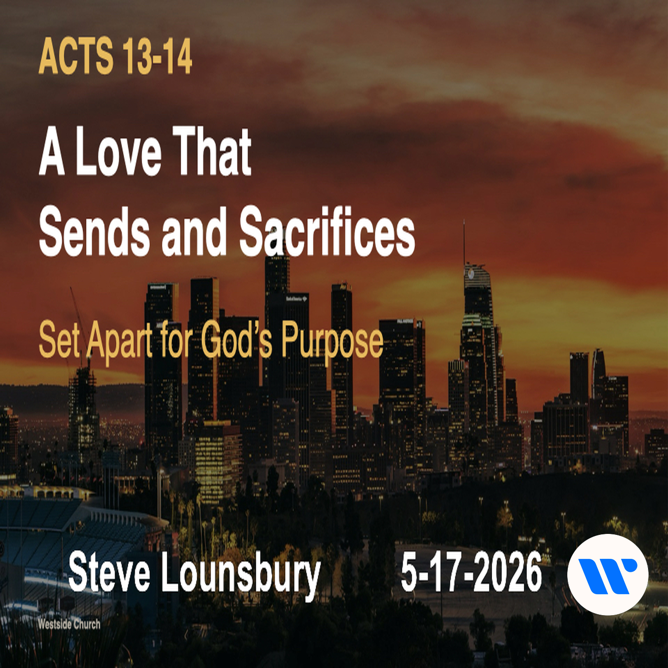 ‎A Love That Sends and Sacrifices - Audio episode artwork