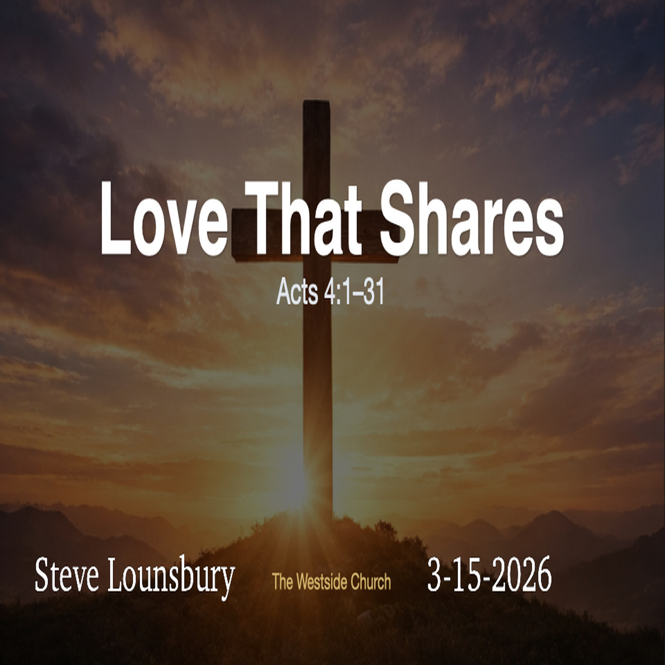 A Love That Shares - Audio episode artwork