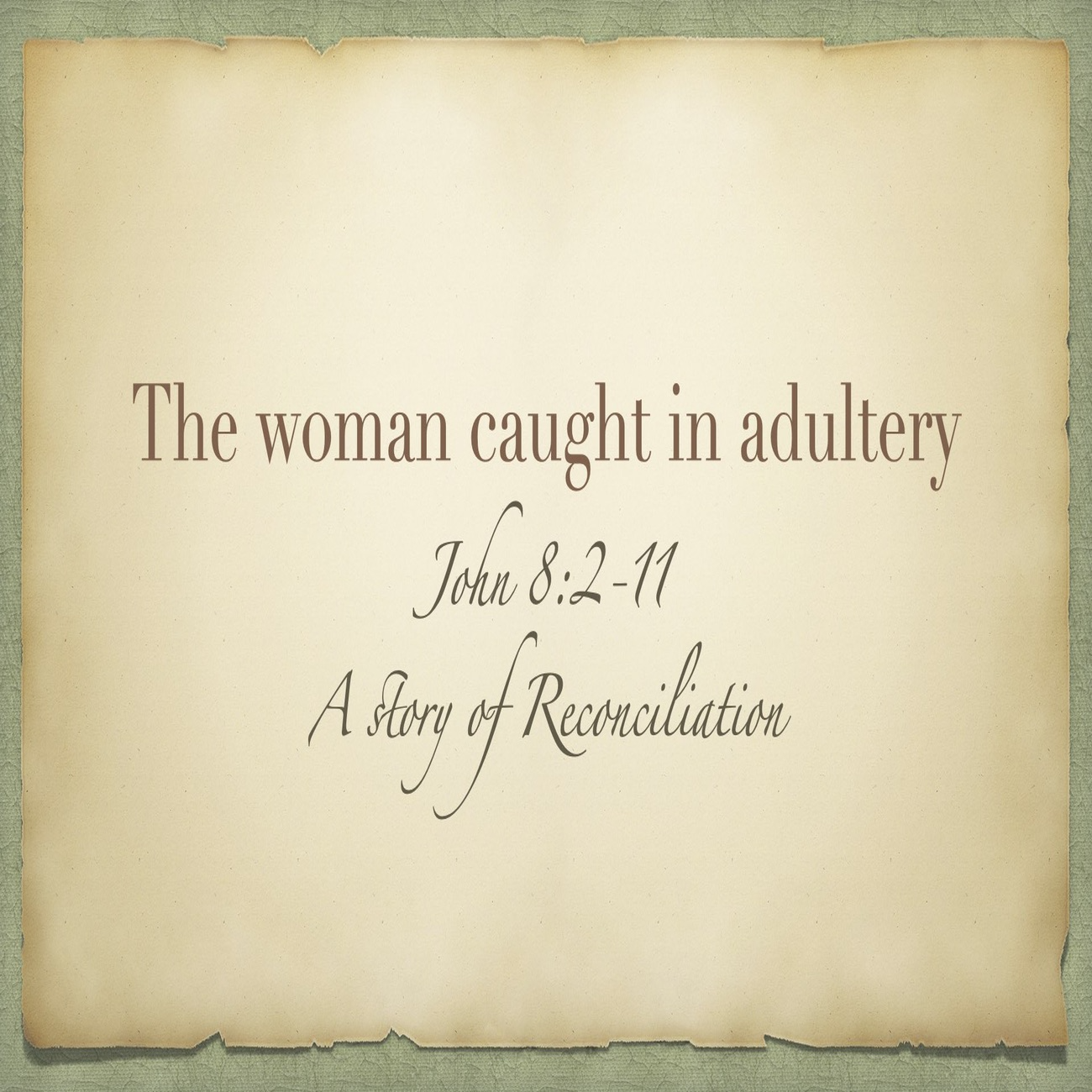 The Adulterous Woman - Audio episode artwork