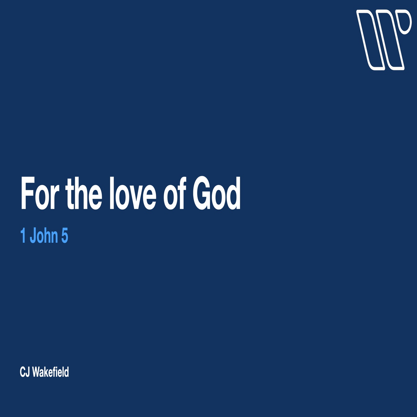 For The Love of God - Audio episode artwork