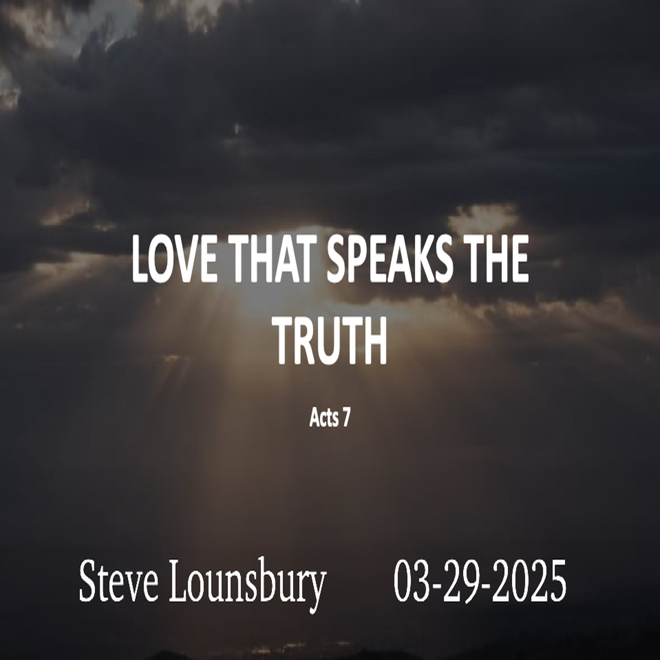 A Love That Speaks The Truth - Audio episode artwork