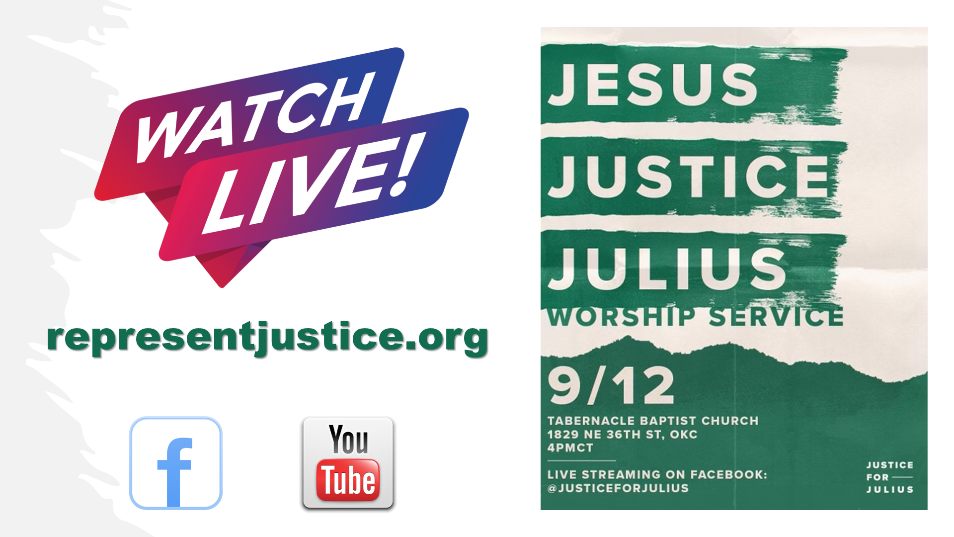 Justice For Julius - HD Quality - Live Broadcast