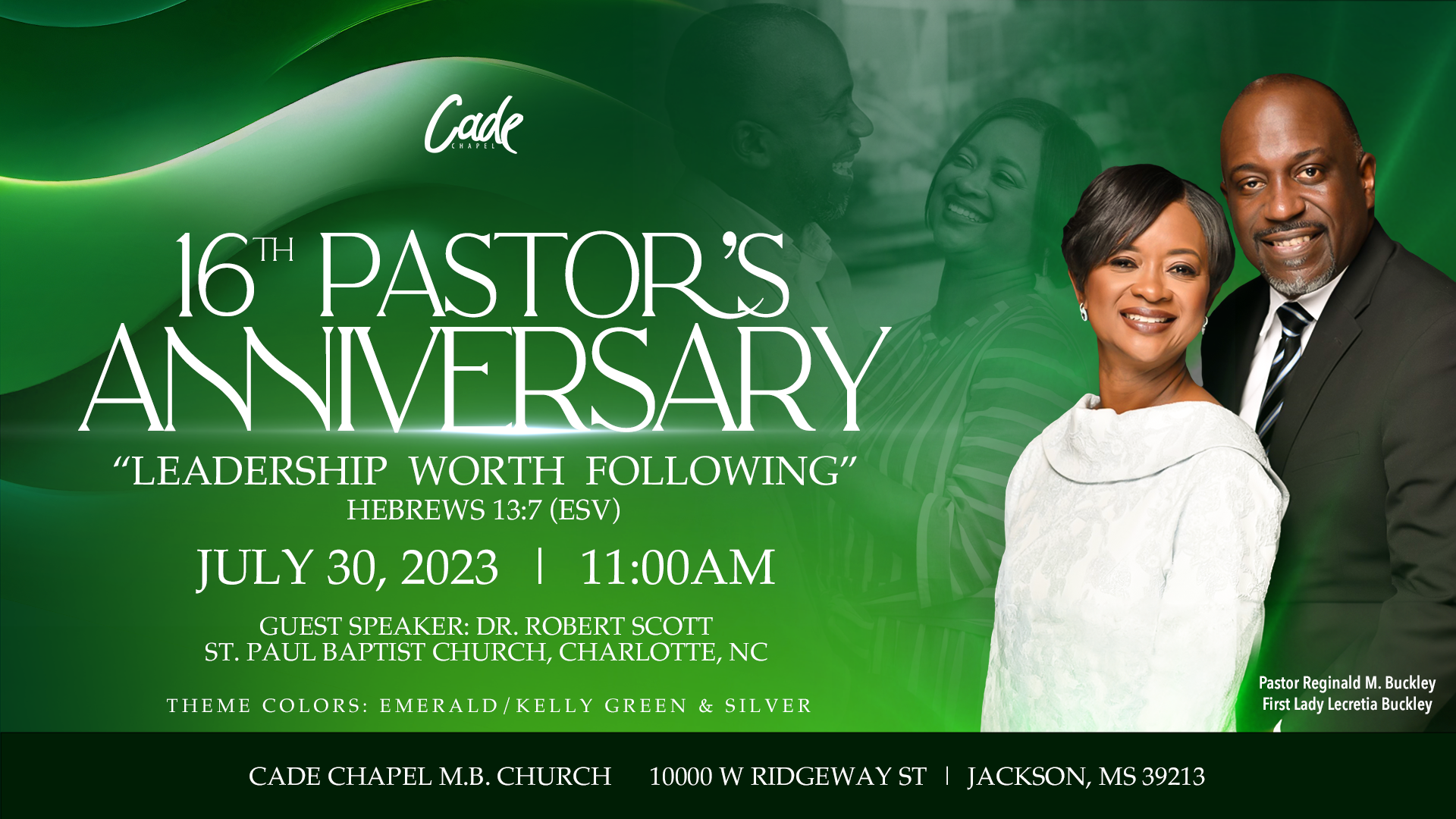 Pastor's Anniversary - A Leader Worth Following episode artwork