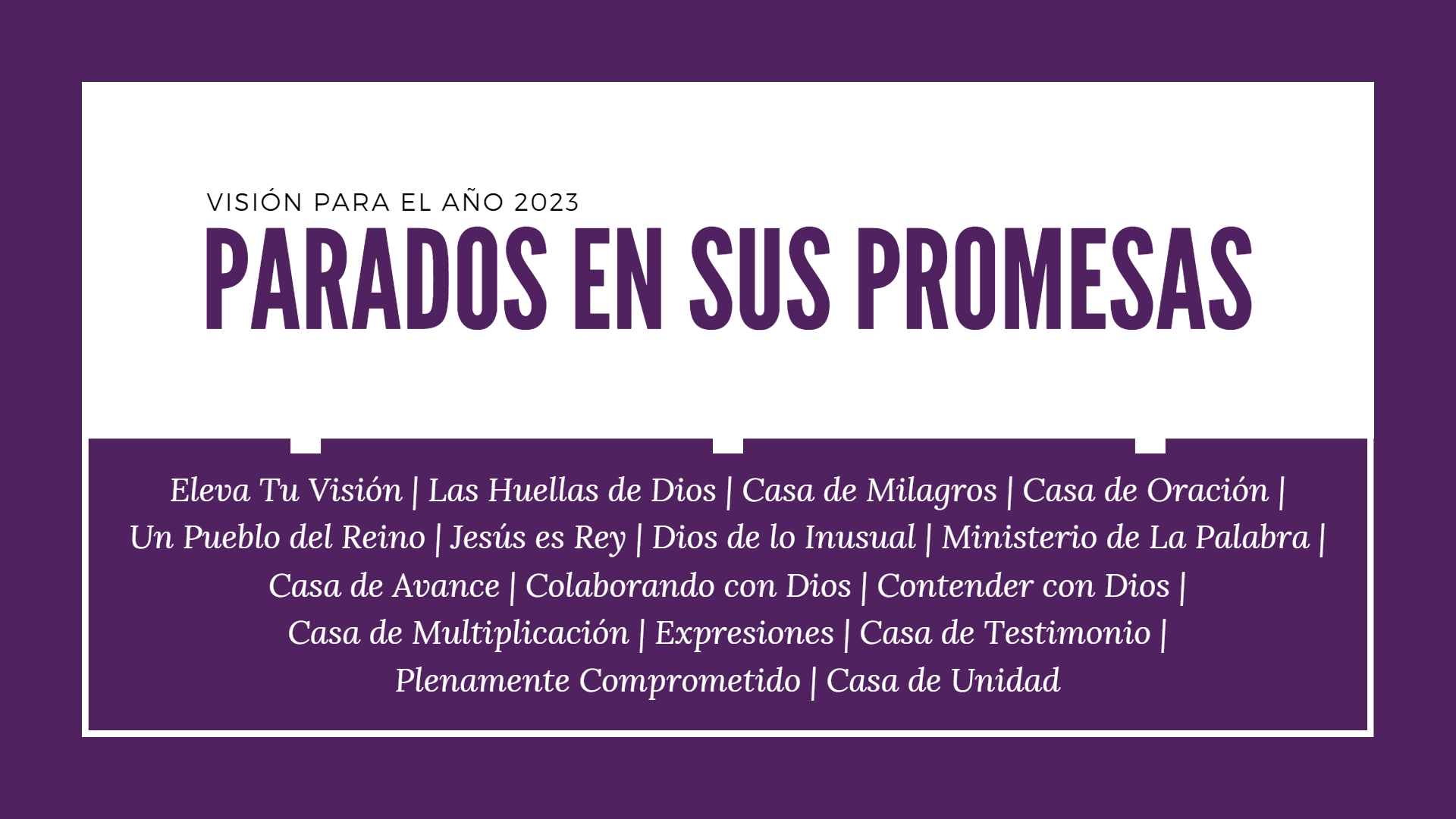 Parados en Sus Promesas - Visión para el año 2023 episode artwork