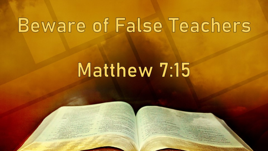 Beware of False Teachers  -  Podcast