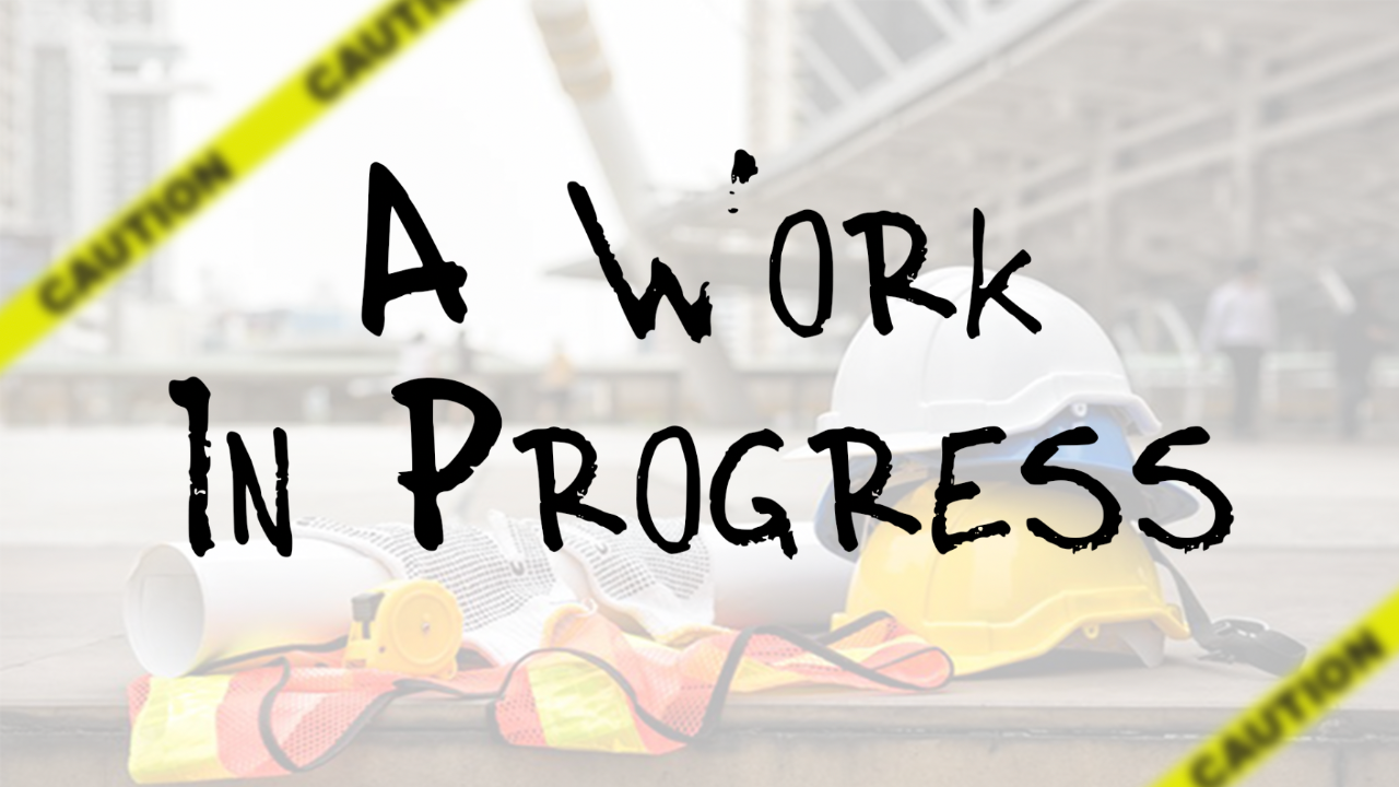 A Work In Progress - Video episode artwork