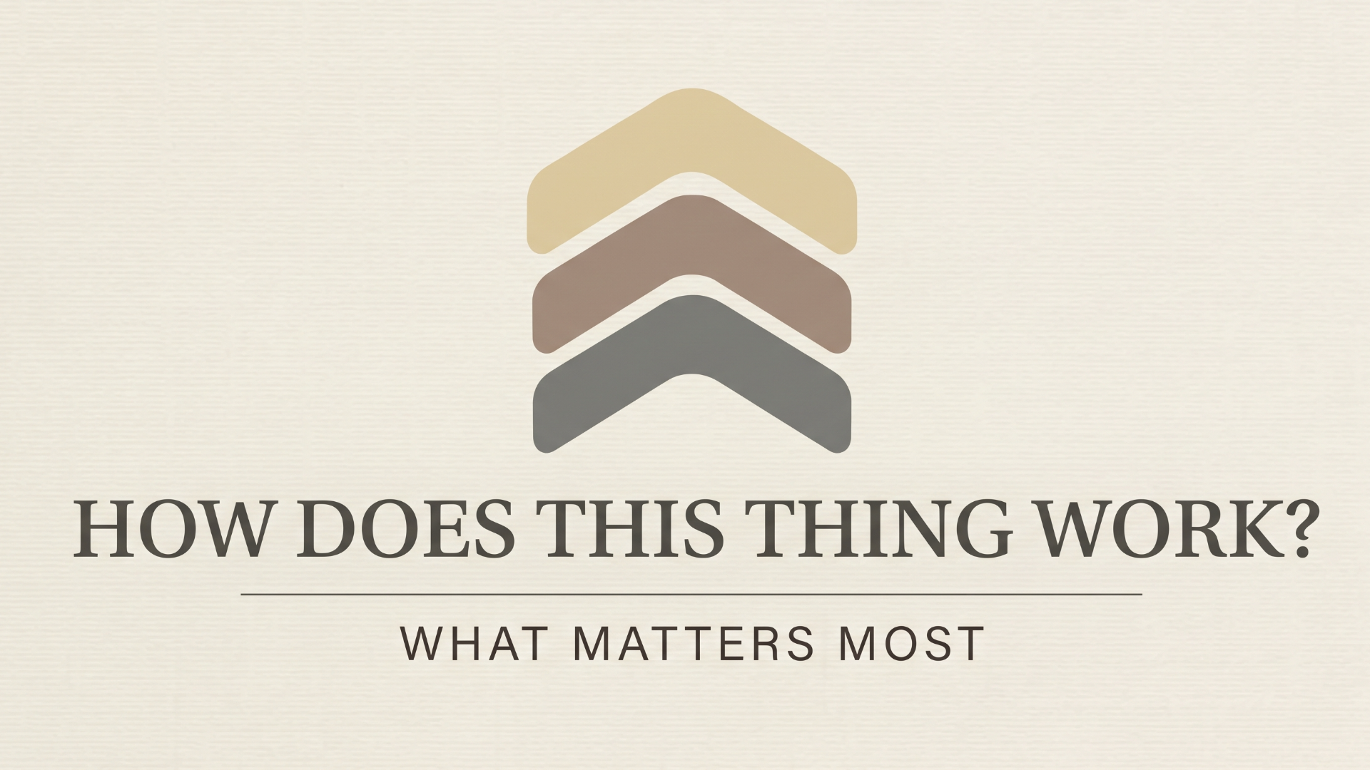 How Does This Thing Work ? episode artwork