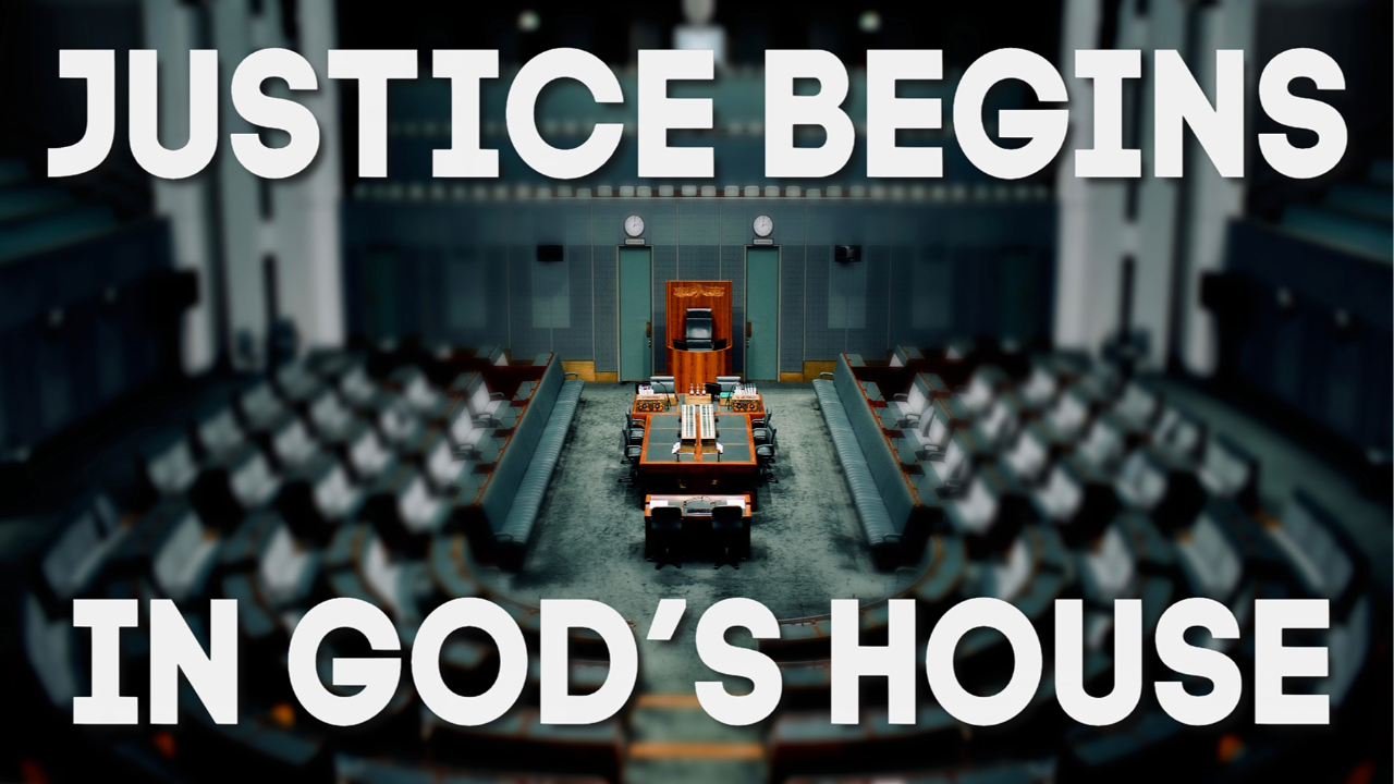 Justice Begins in God's House - Audio episode artwork
