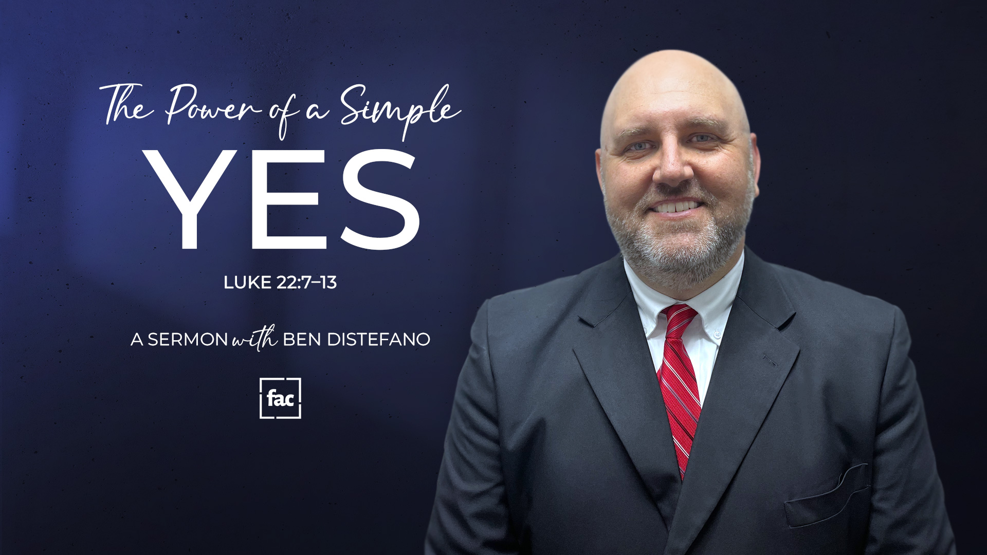 The Power of a Simple Yes | Luke 22:7–13 episode artwork