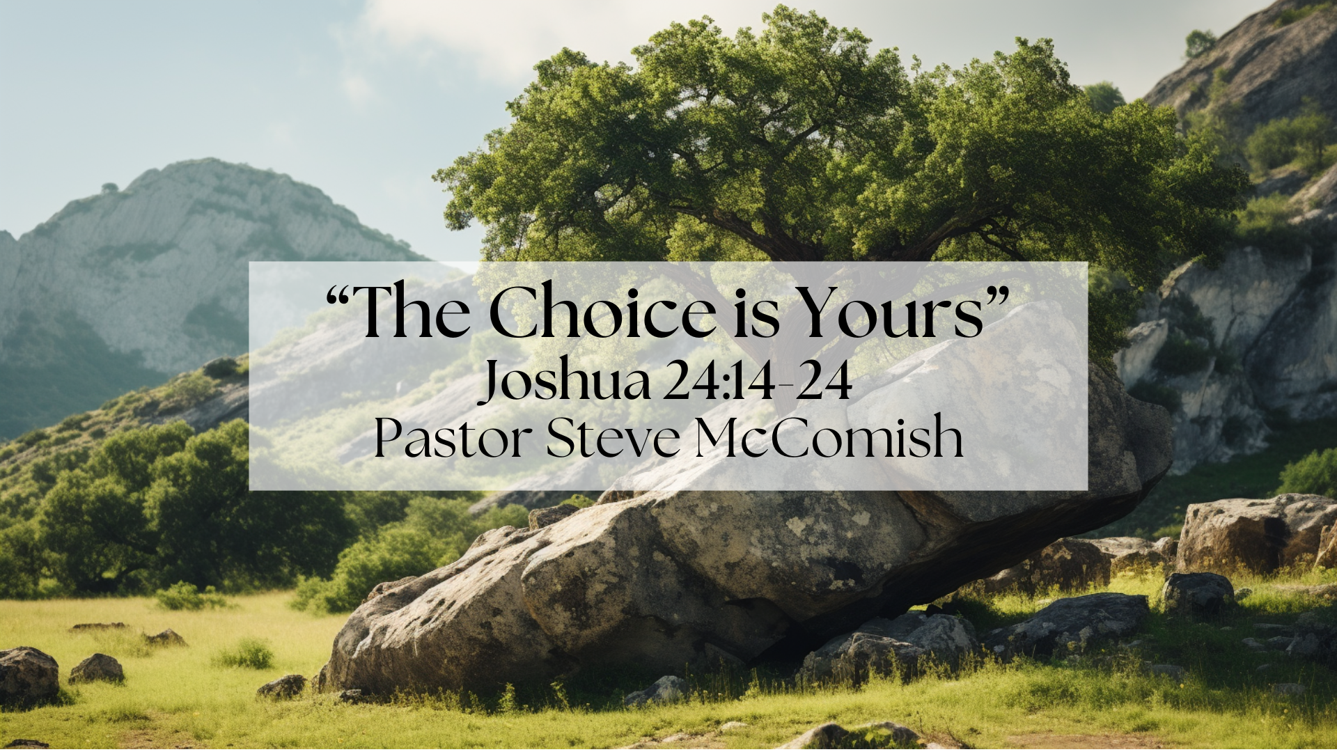The Choice is Yours - Audio episode artwork