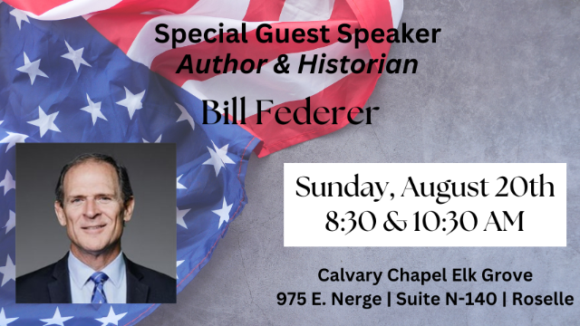 Guest Speaker Bill Federer-Revivals in Times of Crises (8-20-23) - Audio episode artwork
