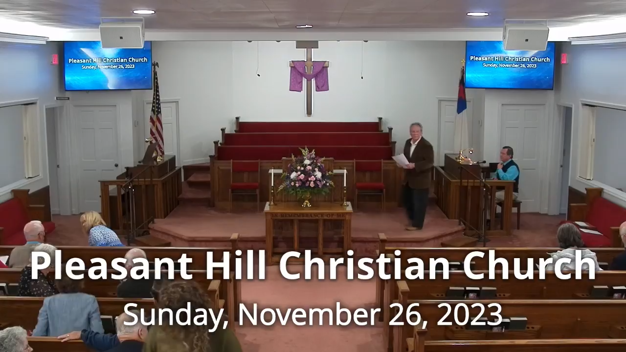Worship Service, November 26, 2023