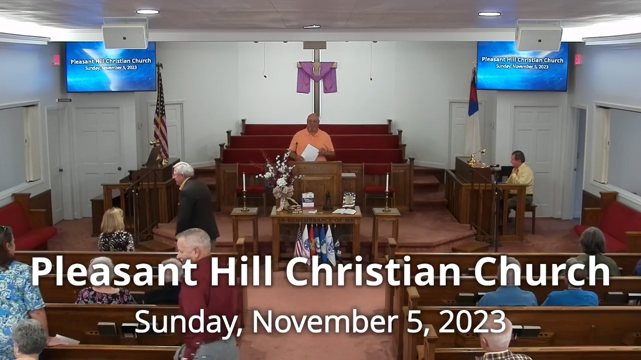 Worship Service, November 5, 2023