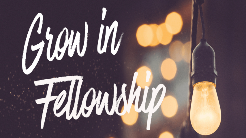 Grow in Fellowship - 1 John 2 (verses 12 - 14)