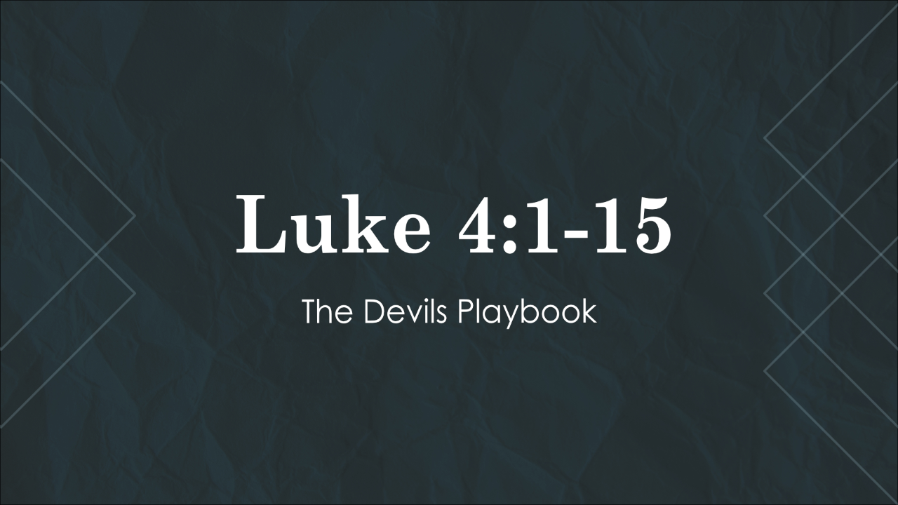 Luke 4:1-15