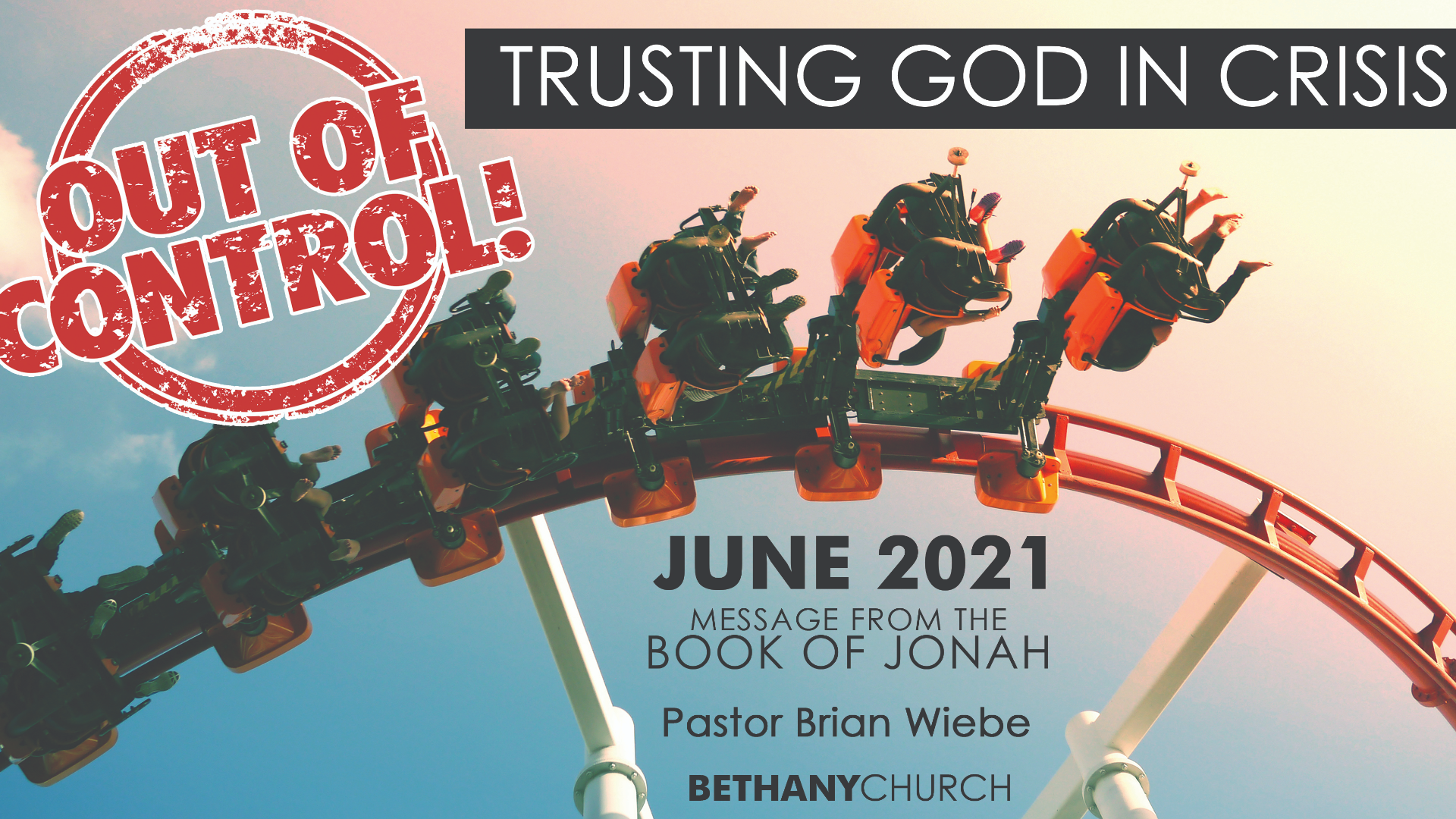 Out of Control: Trusting God In Crisis, Part 3: Second Chances - Audio episode artwork